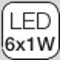 LED_6x1W